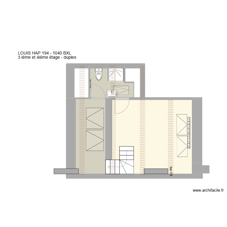 HAP pr&eacute;pa sch&eacute;ma &eacute;lec. Plan de 0 pièce et 0 m2
