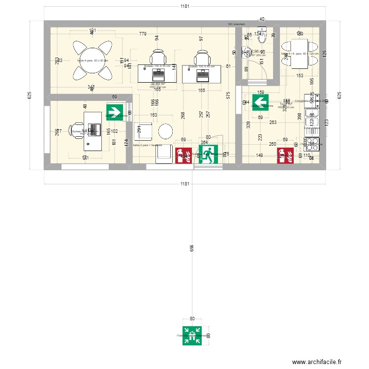 direccion. Plan de 0 pièce et 0 m2