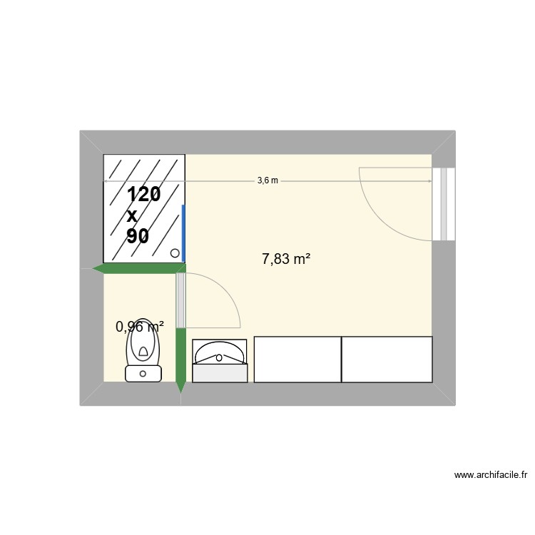 CABANNE. Plan de 0 pièce et 0 m2 CABANNE. Plan de 0 pièce et 0 m2