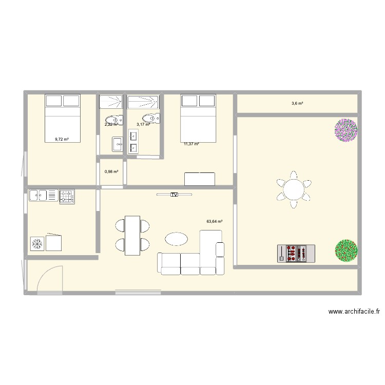 CANTERA 1. Plan de 0 pièce et 0 m2
