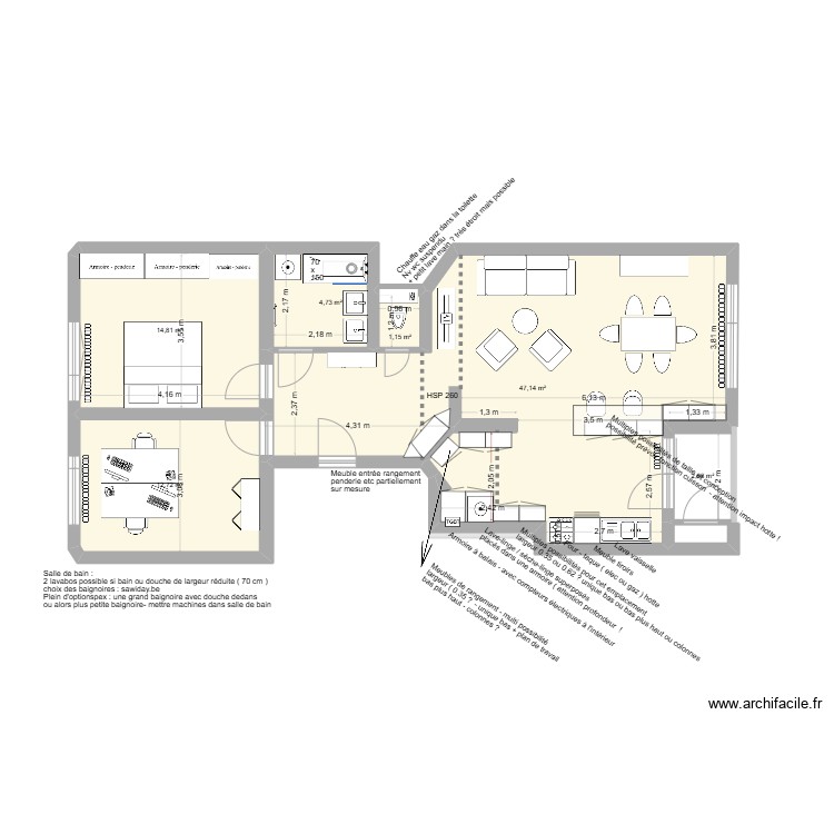 G&eacute;n&eacute;ral M&eacute;decin Derache. Plan de 0 pièce et 0 m2