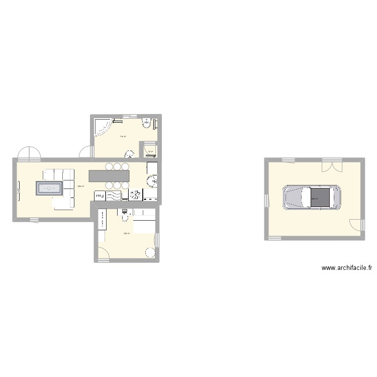 the new house of chad. Plan de 0 pièce et 0 m2