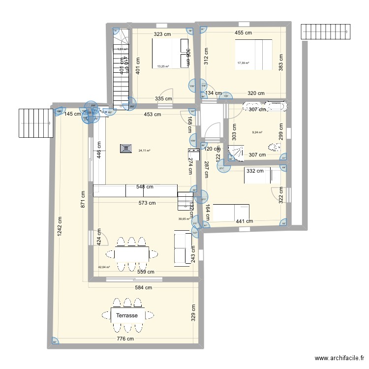 1.floor. Plan de 0 pièce et 0 m2