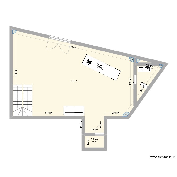 Tienda 1. Plan de 0 pièce et 0 m2