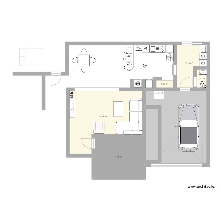 italian. Plan de 0 pièce et 0 m2