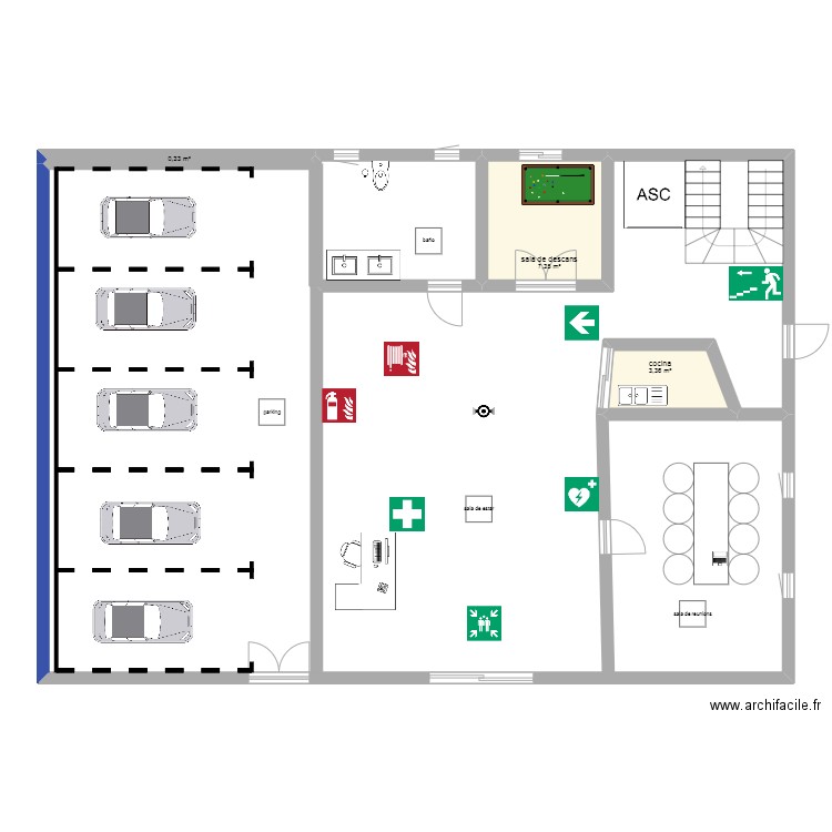 empressa 1. Plan de 0 pièce et 0 m2