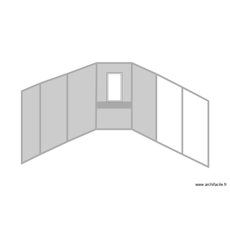 SDB calepinage option 2. Plan de 0 pièce et 0 m2