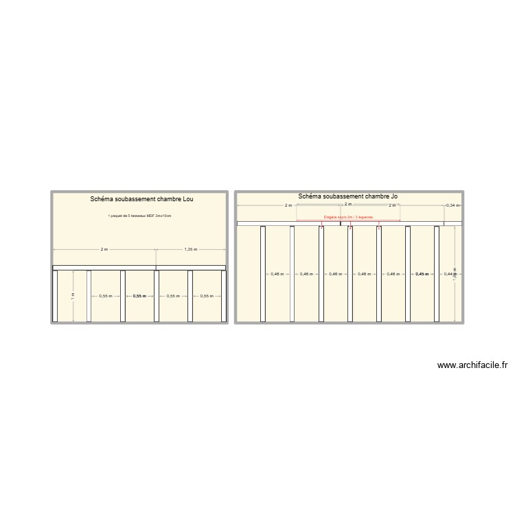 sch&eacute;mas soubassement. Plan de 0 pièce et 0 m2