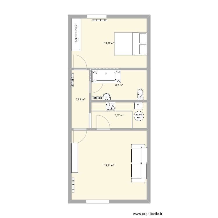 casa mama. Plan de 0 pièce et 0 m2