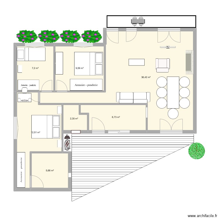 Carilo. Plan de 0 pièce et 0 m2