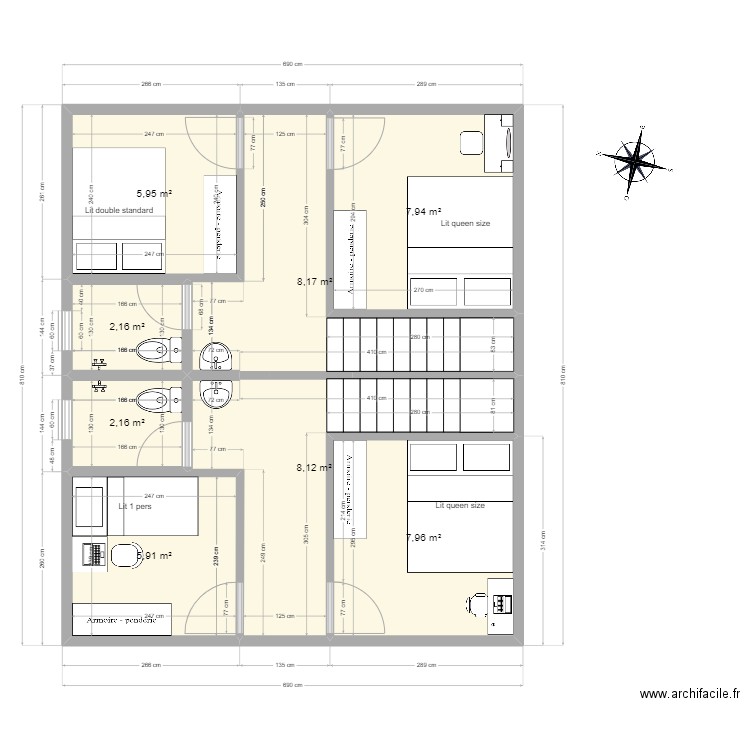 rooms. Plan de 0 pièce et 0 m2