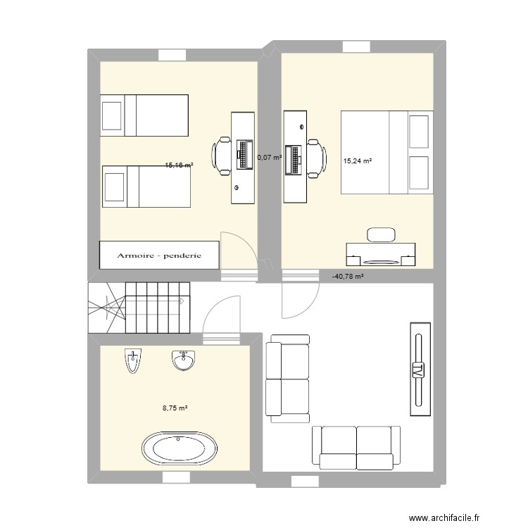 Planta segunda. Plan de 0 pièce et 0 m2