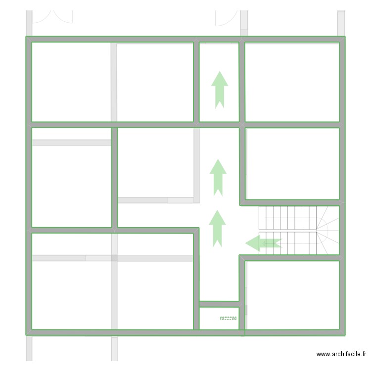 Office Evacuation Plan-1. Plan de 0 pièce et 0 m2