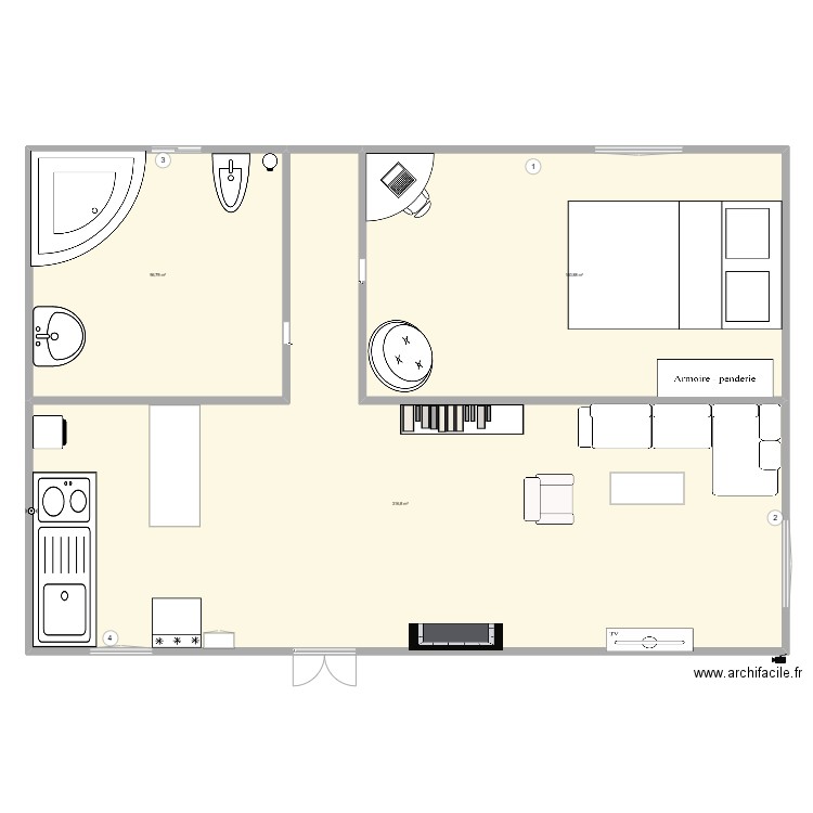 eksupno spiti. Plan de 0 pièce et 0 m2