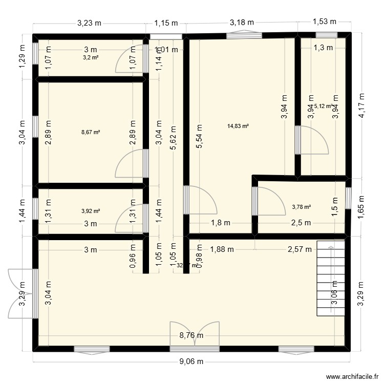 Planta casa. Plan de 0 pièce et 0 m2 Planta casa. Plan de 0 pièce et 0 m2