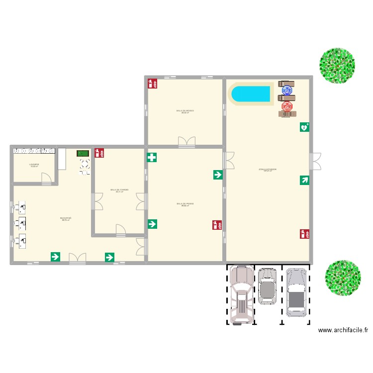PLANTA BAIXA. Plan de 0 pièce et 0 m2