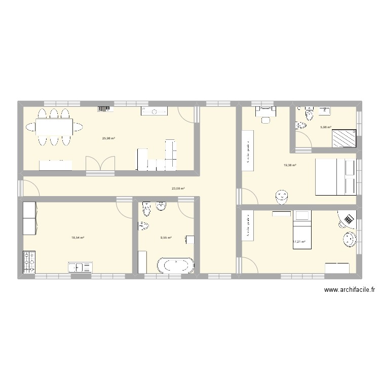 Plano. Plan de 0 pièce et 0 m2