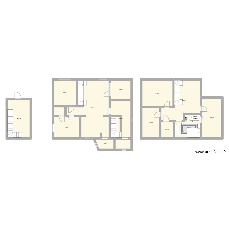 maja. Plan de 0 pièce et 0 m2