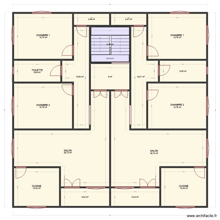 Projet Fondation Fban *. Plan de 0 pièce et 0 m2