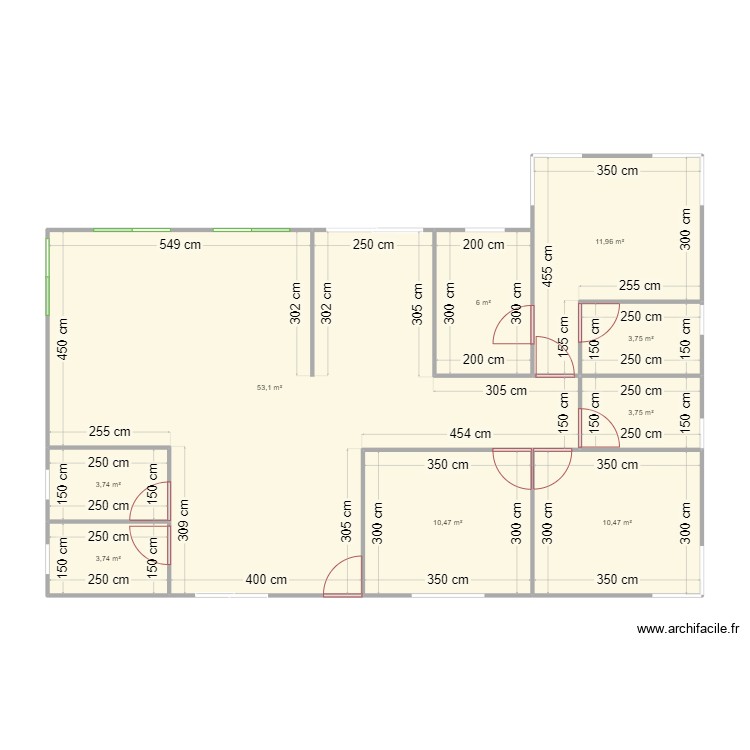 la milagrosa. Plan de 0 pièce et 0 m2