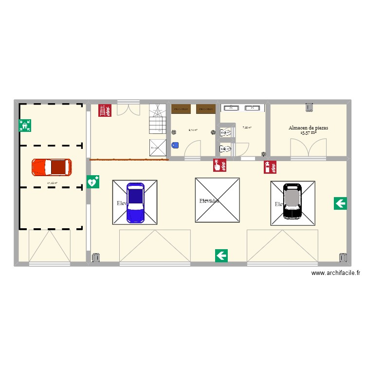 Planta Baja. Plan de 0 pièce et 0 m2