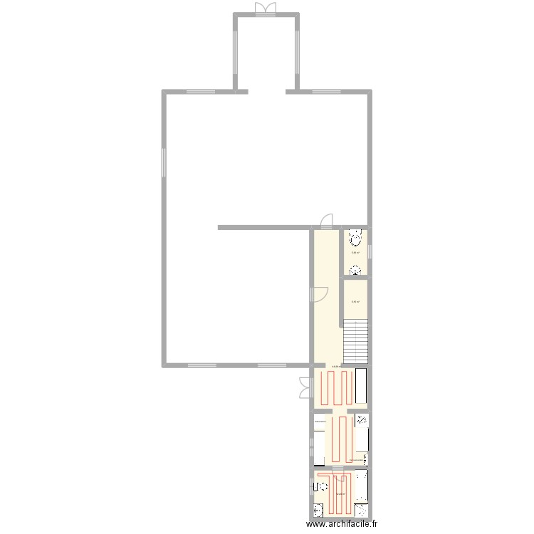 Stueetage. Plan de 0 pièce et 0 m2