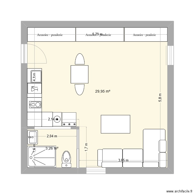 Zoi. Plan de 0 pièce et 0 m2