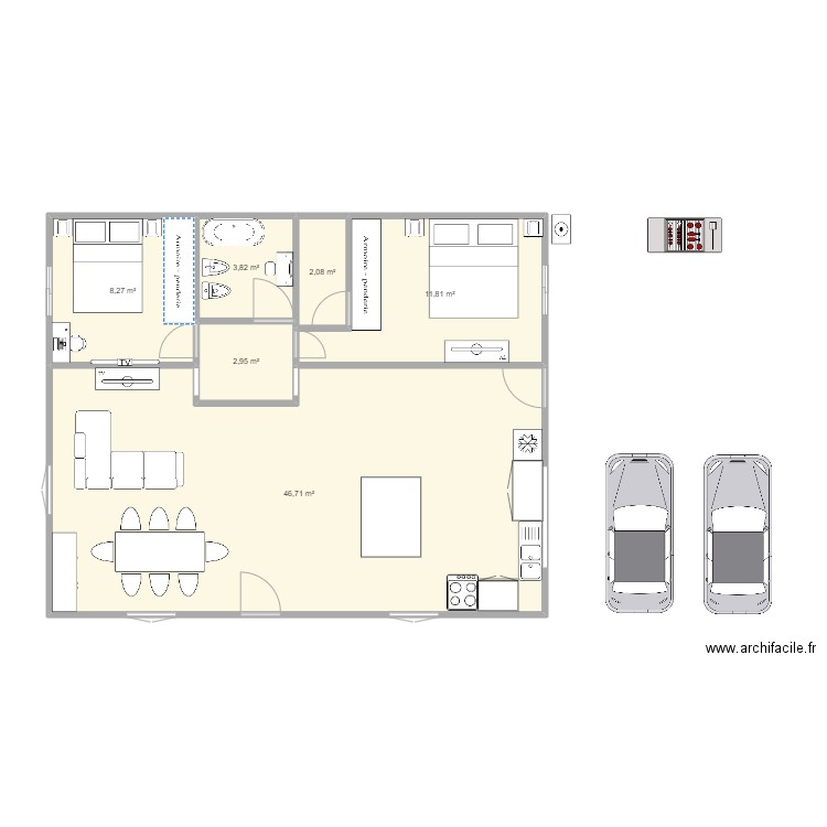 casa capullo. Plan de 0 pièce et 0 m2