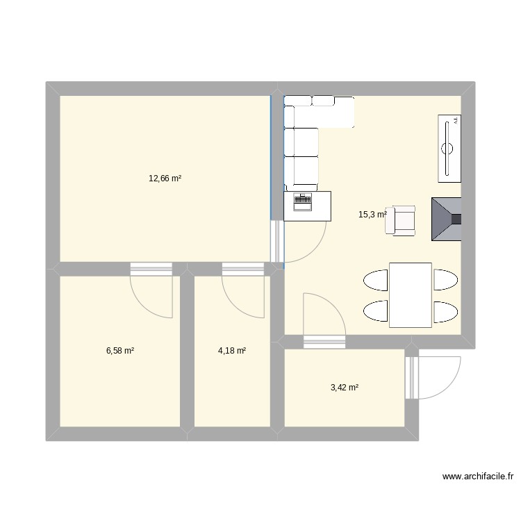 FRA. Plan de 0 pièce et 0 m2
