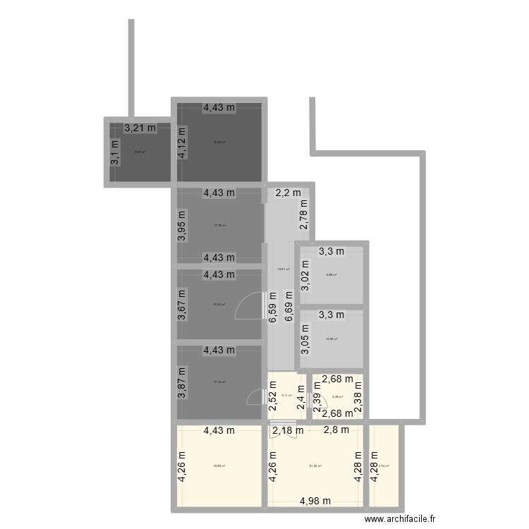 gaston3553 living. Plan de 0 pièce et 0 m2