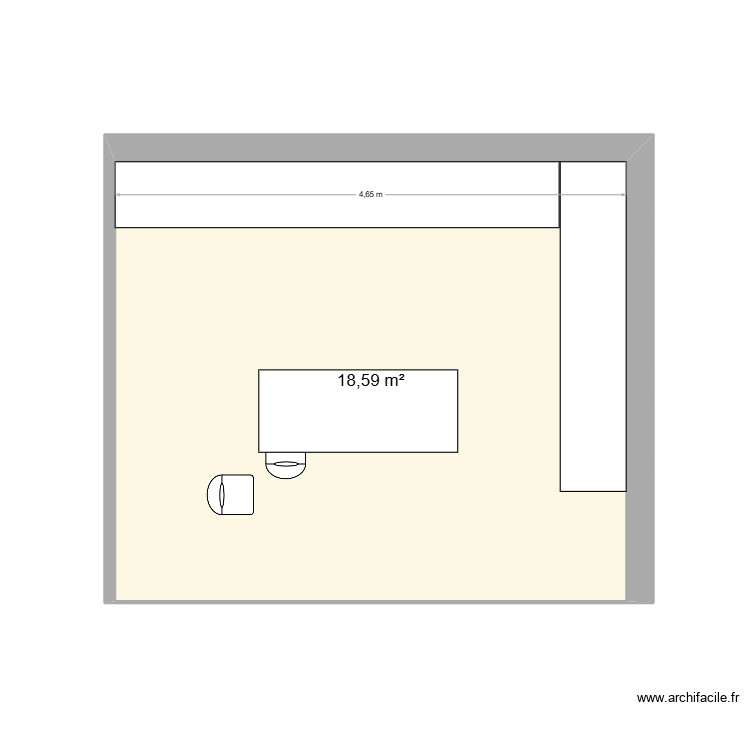 Kj&oslash;kken KK KK. Plan de 0 pièce et 0 m2