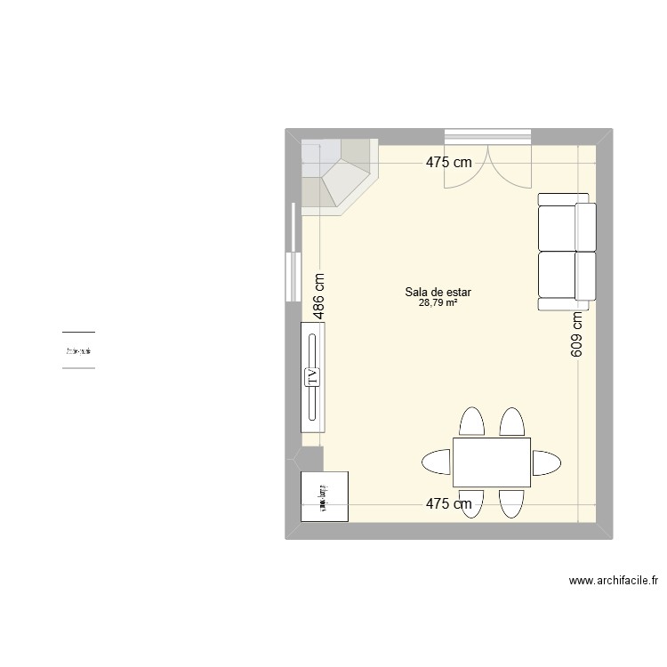 casa. Plan de 0 pièce et 0 m2