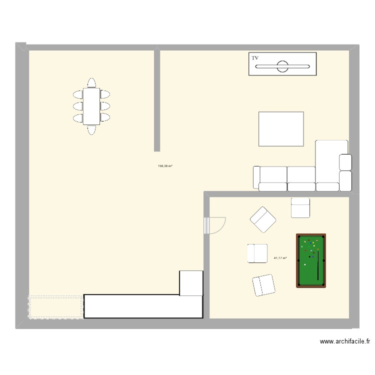 casa espagnole. Plan de 0 pièce et 0 m2