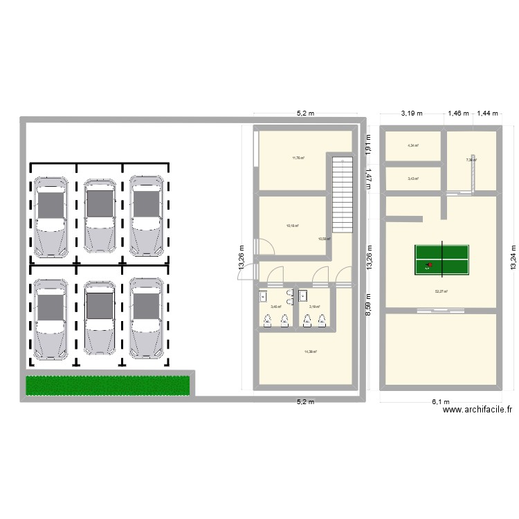 add building. Plan de 0 pièce et 0 m2