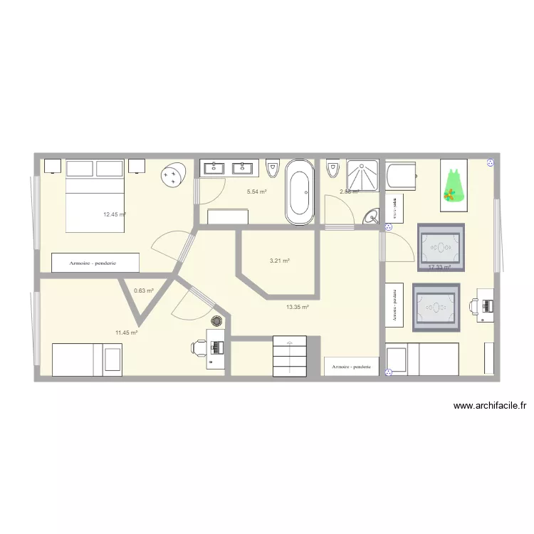 2o Andar Montchoisi 15. Planta de 2o Andar Montchoisi 15. Planta de