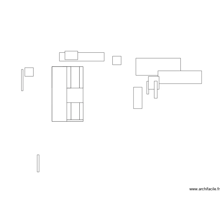 cuisine vs ou fil. Planta de 