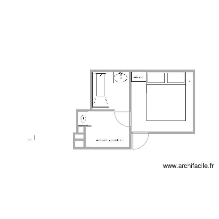 sdb agrandie. Planta de sdb agrandie. Planta de