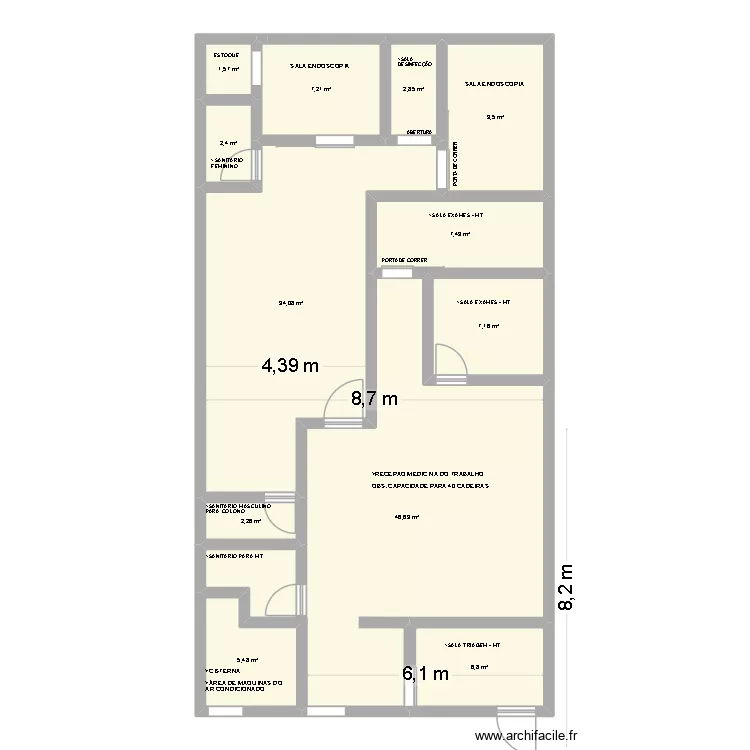 TESTES 2 FUNDO GOLD. Planta de 12  e 133 m²