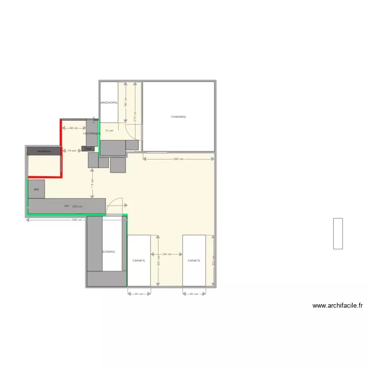 CARRELAGE BASE. Planta de 