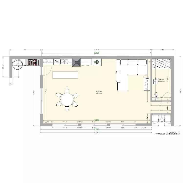 sal&atilde;o festas. Planta de 