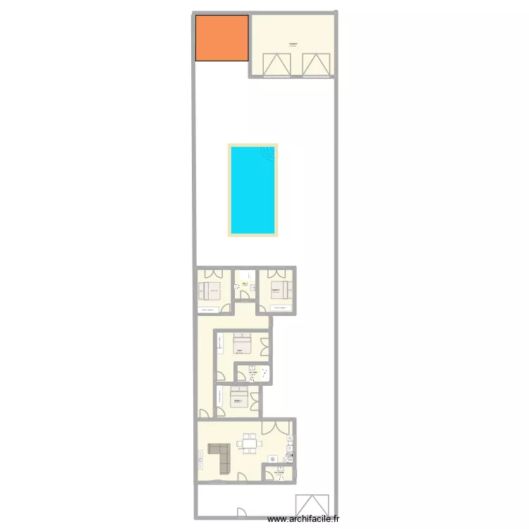 Nu Pat U. Planta de 10  e 180 m²
