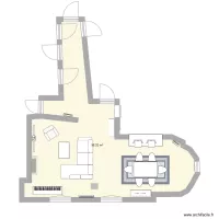 Capri : Sala comedor pasadizo amoblado