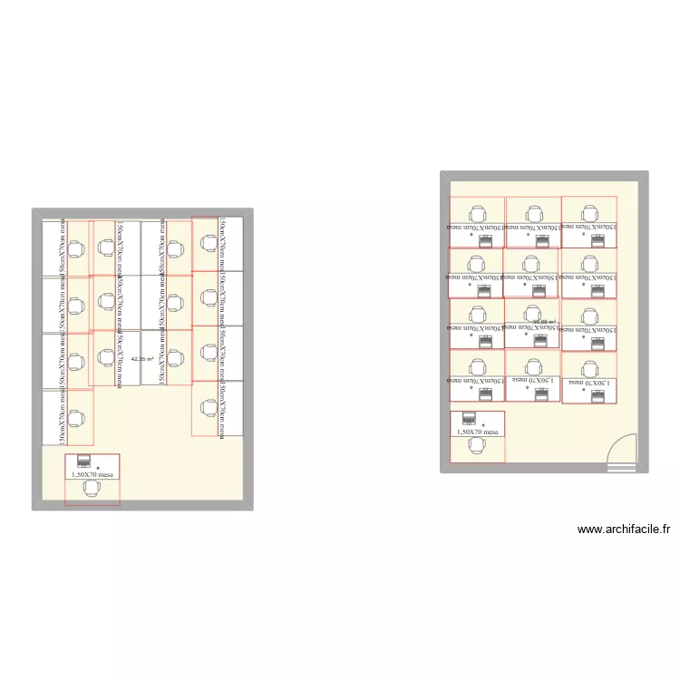 teste. Planta de 2 e 82 m² teste. Planta de 2 e 82 m²
