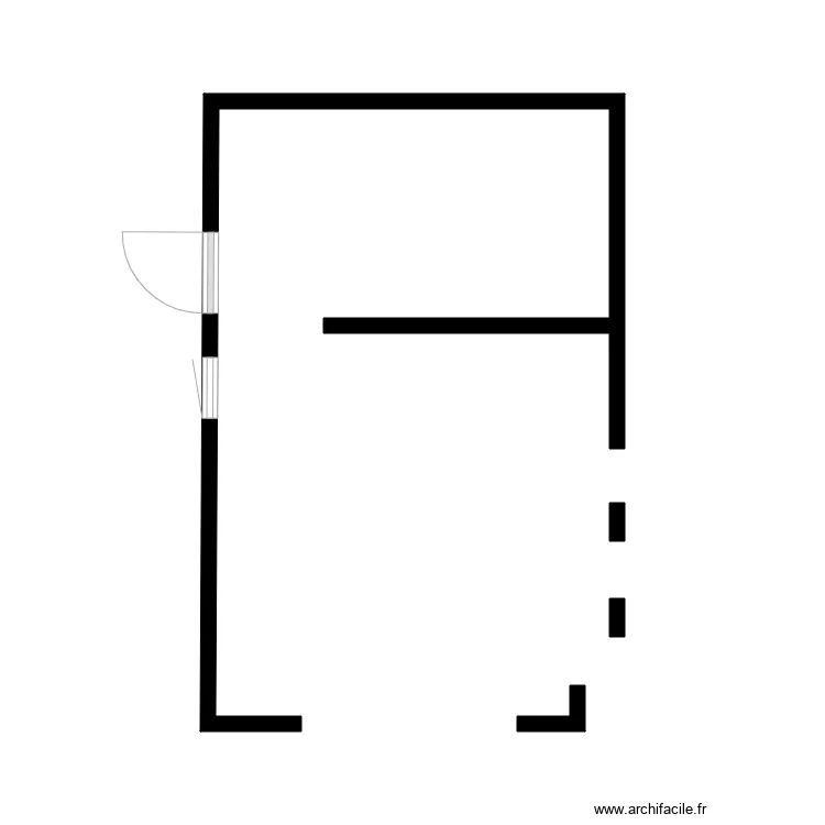 chambre yollande. Planta de 