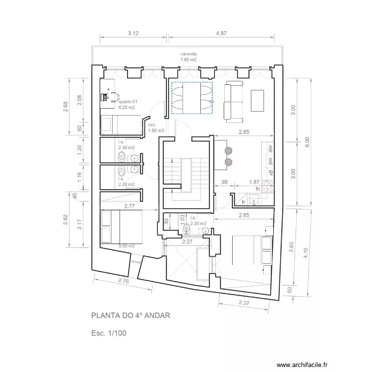 S&atilde;o L&aacute;zaro op&ccedil;&atilde;o TV. Planta de 