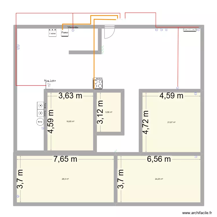 eletrica. Planta de 5 e 97 m² eletrica. Planta de 5 e 97 m²