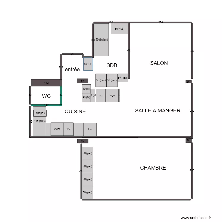 131118 meubles. Planta de 