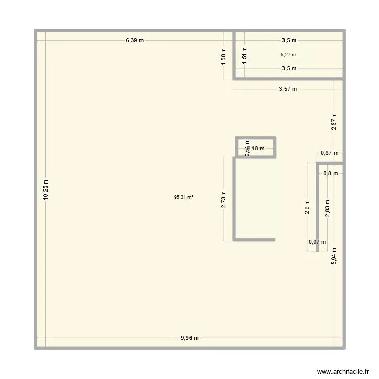 Loja 2 - Pontinha. Planta de 3 Divisões e 102 m² Loja 2 - Pontinha. Planta de 3 Divisões e 102 m²