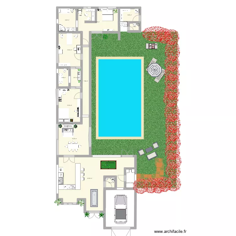 EV trabalho. Planta de 