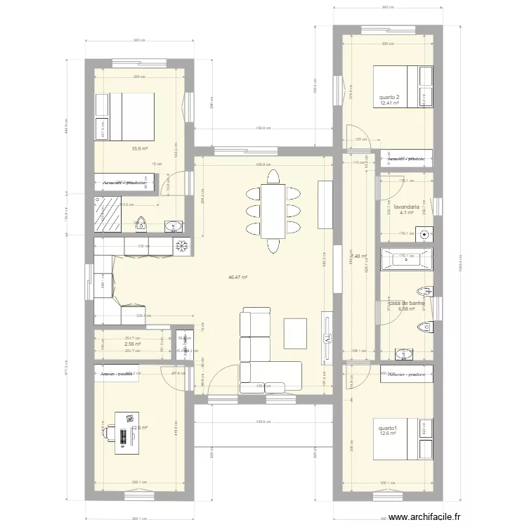 casa gafanha 3. Planta de casa gafanha 3. Planta de